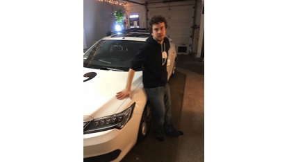 George with test car #1